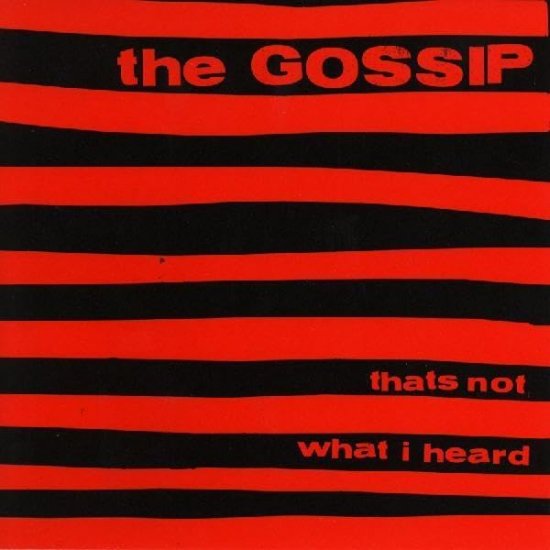 GOSSIP -THAT'S/RED-LP - Click Image to Close