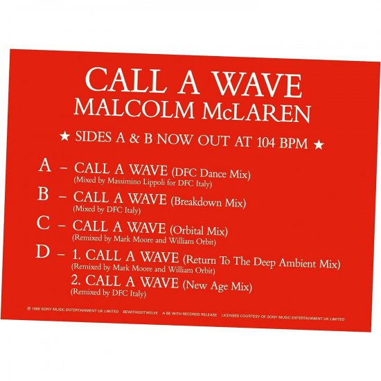 MCLAREN, MALCOL-CALL A WAV-2LP - Clicca l'immagine per chiudere
