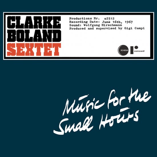 CLARKE BOLAND S-MUSIC FOR -LP - Clicca l'immagine per chiudere