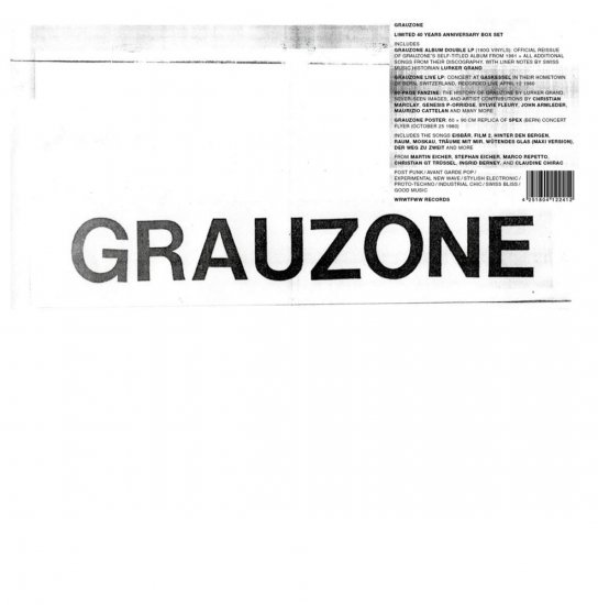 GRAUZONE -LIMITED 40-BOX - Clicca l'immagine per chiudere
